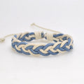 Women Men Unisex Adjustable Cotton and Hemp Cord Colorful Bracelet Handmade Braided Bracelet Pulsera Tejida