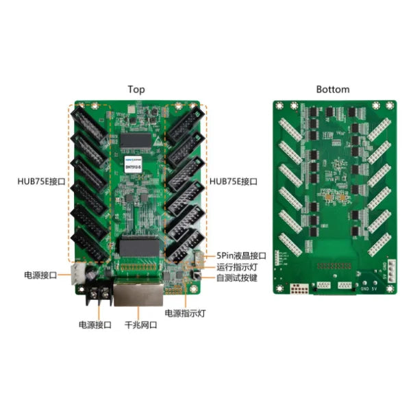 Novastar Receiving Card DH7512-S Mrv328 Vido Wall  Mrv210 LED Display Screen