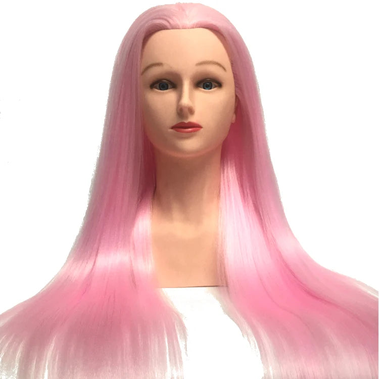 Mannequin Head With Shoulder and Makeup Training Head for Braiding Hair Wig Mannequin Head