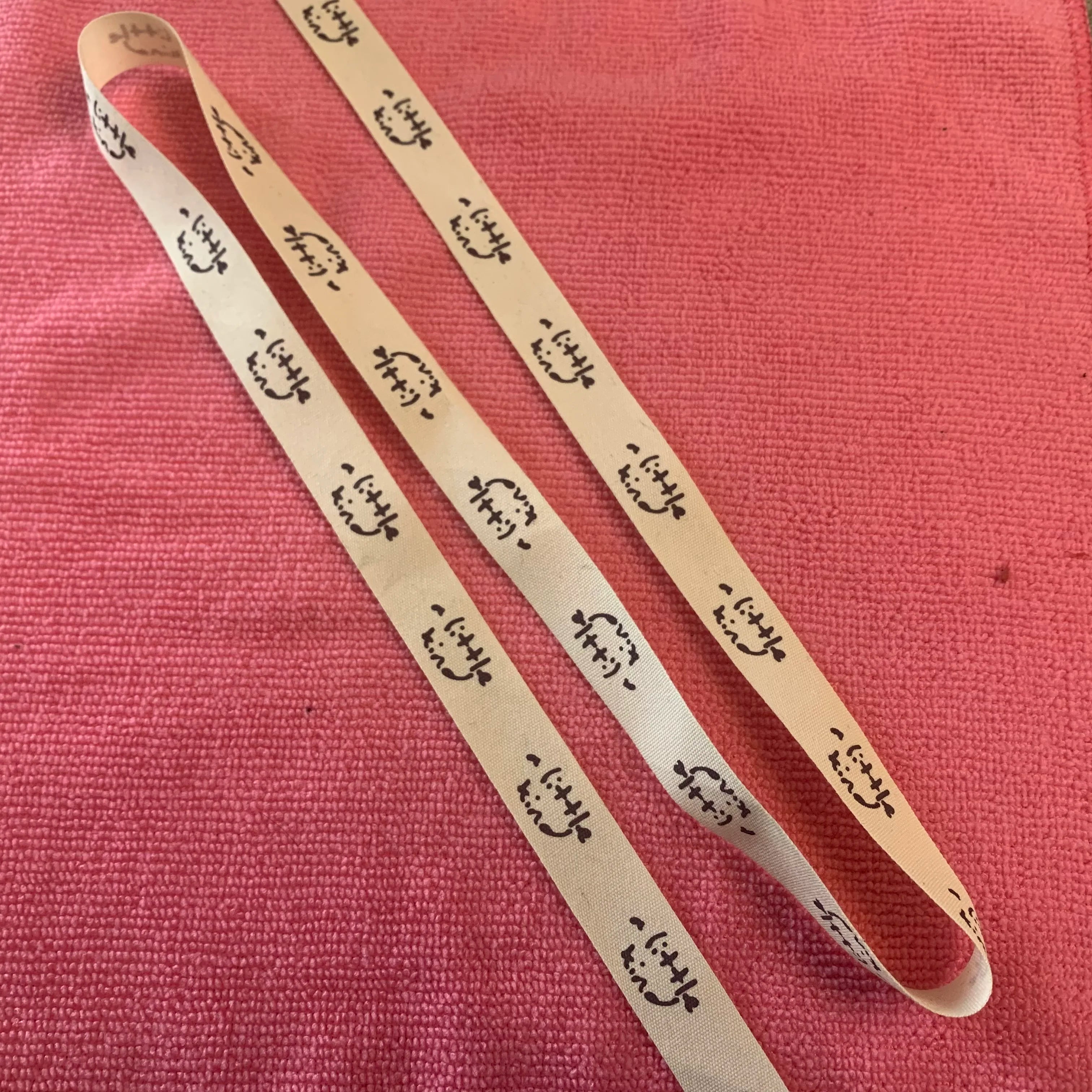 Custom Brand logo Natural Cotton RibbonBeige Color Organic Printing Cotton Tape for Apparel