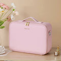 Custom Makeup Bag Luxury Beauty Daily Care Vanity Mirror Bag Cosmetics Storage Portable Makeup Box With Led Light for Woman
