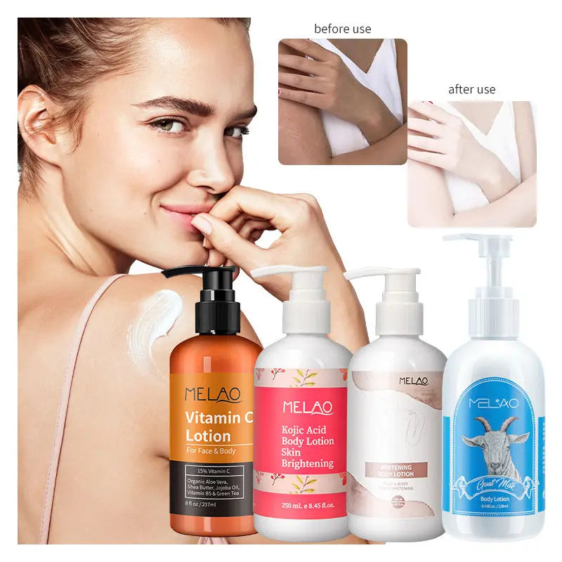 Private Label Natural Organic Body Lotion Moisturizer Whitening Vitamin C Lotion