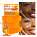 AILKE Natural Honey Nourishing Bar Soap Antioxidant Improve Dullness Foaming Handmade Lightening Face Soap for Oily Skin