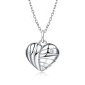 Waterproof Tarnish Free 925 Sterling Silver Zirconia Pendant Necklace Durable