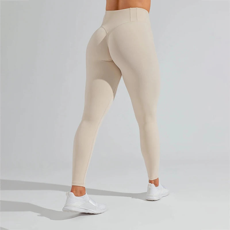 Custom Logo Activewear Yoga Pants Workout Tights High Waist Push up Sport Waist Trainer Scrunch Butt Corset Leggings for Women