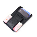2023 Popular Ultra Slim RFID Leather Magnetic Money Clip with Card Case for Men
