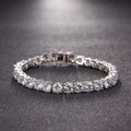 Lateefah OEM Iced Out Hip Hop Moissanite Jewelry 3mm High Quality Men's Moissanite Tennis Chain