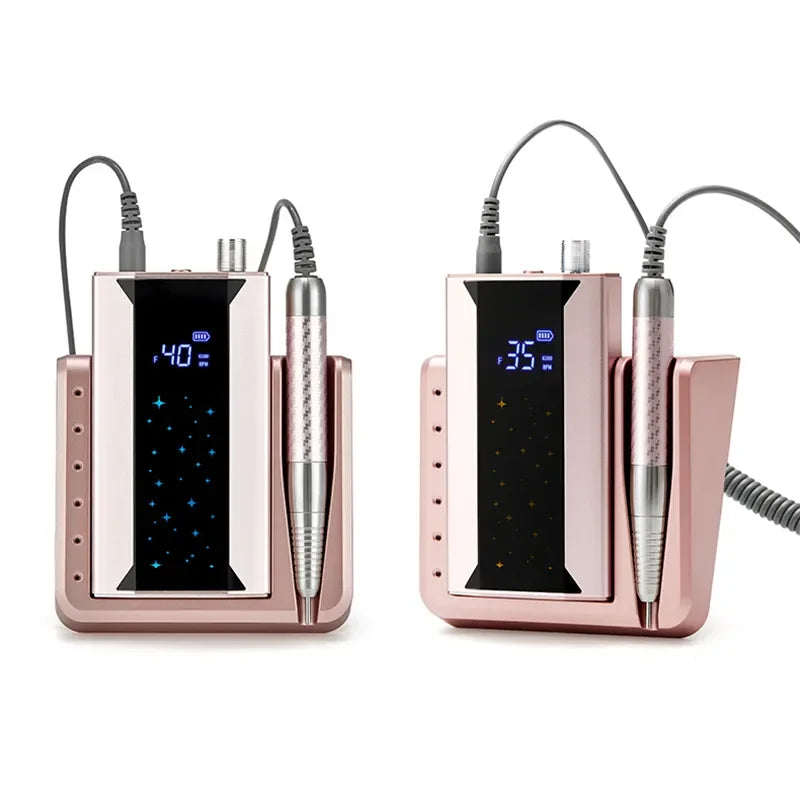 Drill Wireless Nails Pro 2024 35000rpm Manicure Machine Pen Electric Brushless Acrylic Nail Drill Rechargeable for Beginner