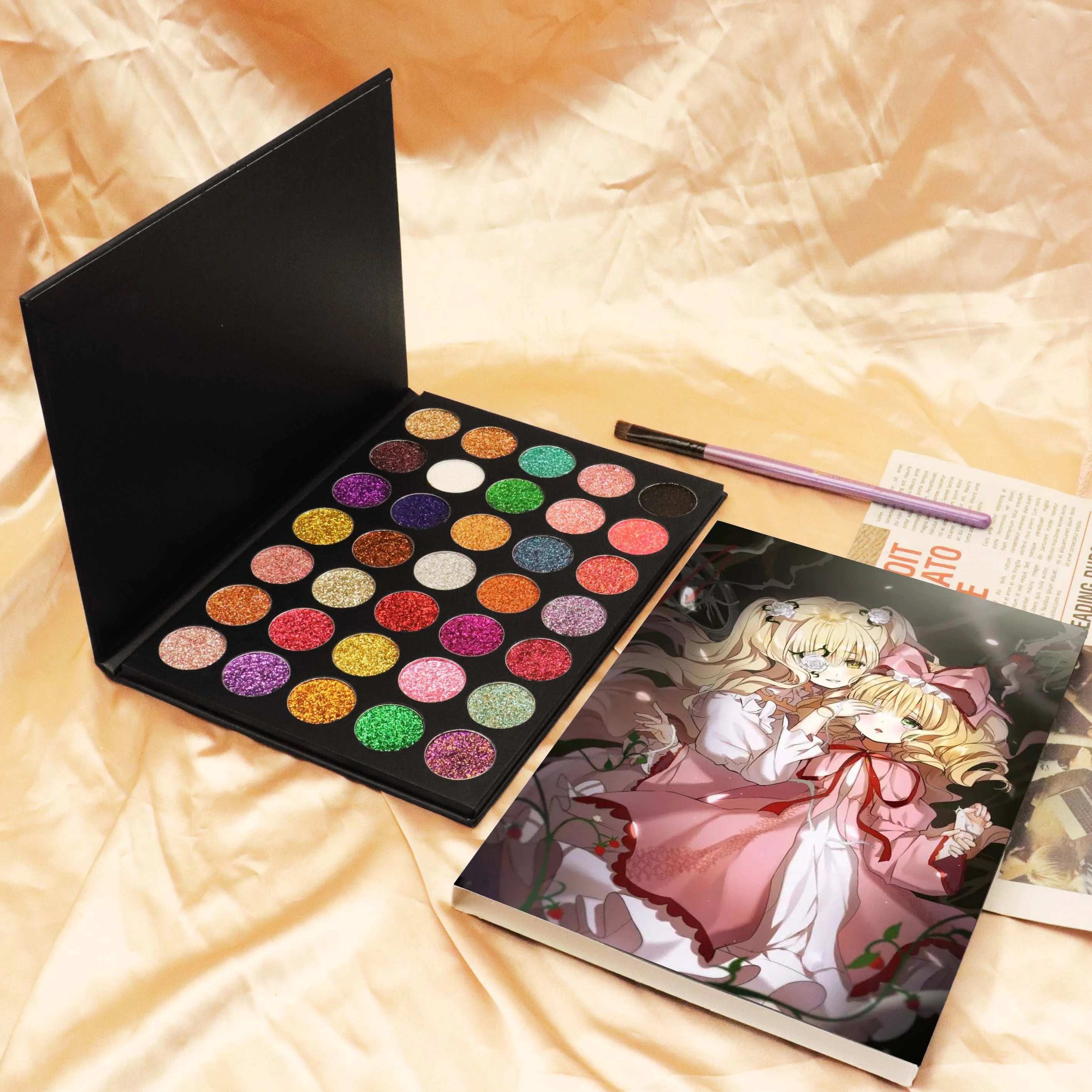 Ready to Ship Vegan Cruelty Free Eyeshadow Combo Palette Makeup Christmas Eyeshadow Gift Set