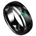Stainless Steel Smart Ring Temperature Ring Temperature Intelligent Temperature Sensing Titanium Steel Couples Ring