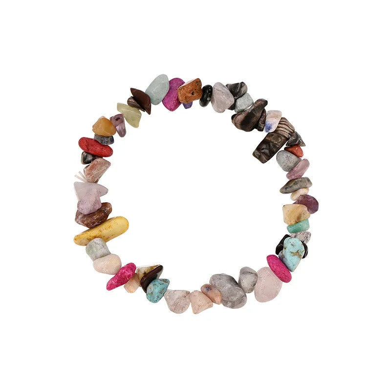 9 Colors Crystal Beads Bracelet Gemstones Beaded Bracelets Women