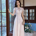 New Custom Arrival Women Party Tassel Long Maxi Evening Prom Dress