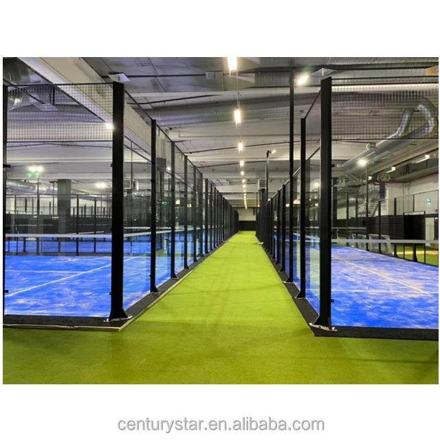 Panoramic Style Outdoor and Indoor Padbol Court Sports on Sale With Customized Cancha Padel