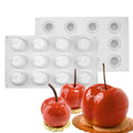 Food Grade 6/8/15 Cavities 3D Cherry Fruit Shape Eco-Friendly Reusable Silicone Mousse Cake Mold for Baking Soap Making
