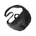 Good Quality Black Teen Boy Fashion Crossbody Shoulder Bag Large Side Daily Life Water Resistant Polyester Hobo Bag for Men