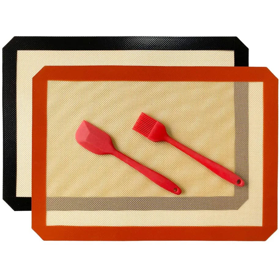 Manufacturers Wholesale Macaron Cover Perforated Pastry Non Stick Food Safe Set Custom Sheet Biscuits Silicone Baking Mat