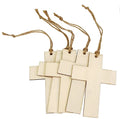 Tailai Excellent Quality Fashionable Style Popular Design Unfinished Wood Small Crosses for Craft Crosses