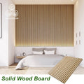 MUMU Hotel Room Forms Wallboard Decorative Material Solid Wood Building Board Slat Wall Panels for Interior
