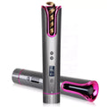 Hot Sale Mini Rechargeable Ceramic Hair Curler Wireless Automatic Rotating Roller Quick Heating USB LCD CE ROHS FCC Certified