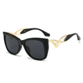 New Trend Cat-Eye Sunglasses Shades Sunglasses Premium Curvy Temple Fashion Fit Over Female Sunglasses