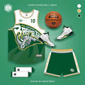 Free Design Basketball Shirt for Team Events Comfortable Breathable of Colors and Sportswear Patterns Basketball Uniform