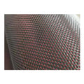 230gsm 3K Red Silver Thread Twill Carbon Fiber Fabric