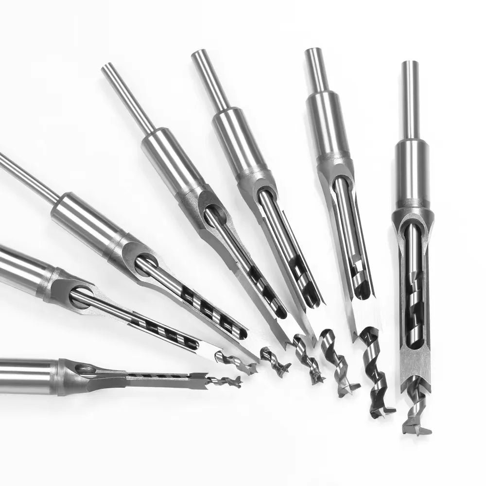 Square Countersink Hole Drill Bit Set Adjustable Replaceable Drill Bits Sink Holes for Woodworking
