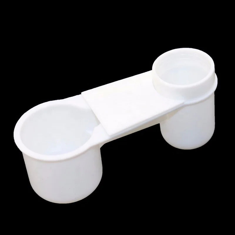 Bird Water Fountain Pigeon Parrot Double Mouth Water Bowls Automatic Drinking Cup