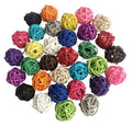 Customize Size Rattan Balls Wicker Ball Birds Toy Quaker Parrot Parakeet Chewing Toys Pet Bite Toys