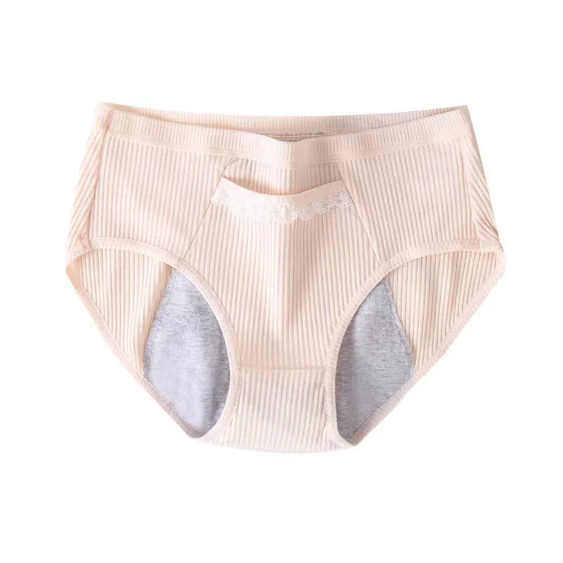 Factory Wholesale 4 Layers Leak Proof Menstrual Panties Cotton Period Panties Sanitary Panties Leak Proof Underwear Women