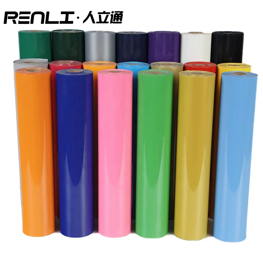 2026 PVC Flex Wholesale Korea High Quality PVC Glossy With Sticky Heat Transfer Cut Flex Easy and Cut for Clothing DIY Design