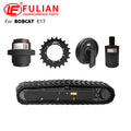 E17 Series Undercarriage Parts Top Carrier Roller Drive Sprocket Track Bottom Roller Idler for Bobcat Mini Excavator Parts
