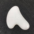 HZ Chinese Factory Jade White Heart Shape Gua Sha Tool Agate Rose Quartz