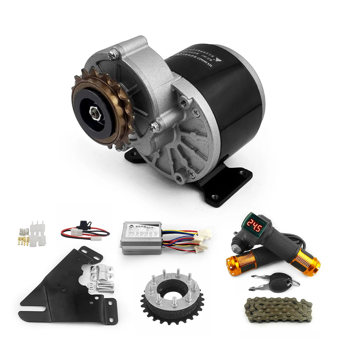 DIY EU USA Warehouse 350W 24v 36v Side Hung Drive Motor Electric Bike Kit