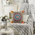 New Mandala Diy Diamond Painting Woven 100% Polyester Pillow Cushion Cover Kit Christmas Replacement Sofa Pillow Case Mosaic