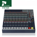 Paulkitson FX16II Digital 16-Channel Amplifier Metal Mixing Console Touch LCD Display XLR Interfaces for Live Streaming