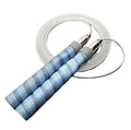 Custom Logo Jump Rope for Exercise Fitness High-Speed Self-Locking Skipping Training Adjustable Sweat Handle Weighted Wire