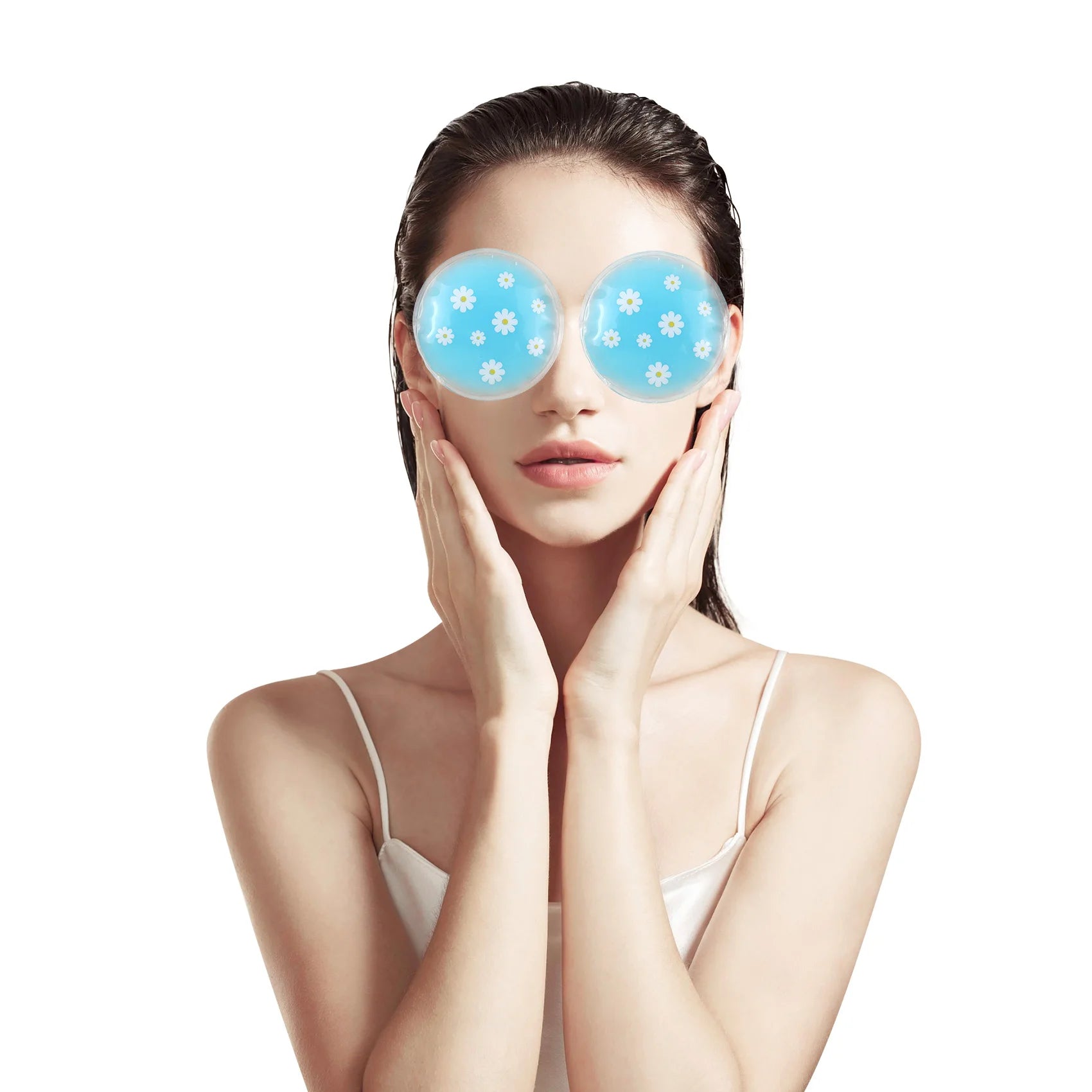 Physical Therapy Gel Ice Pack Eyes Cold Compress Women Spa Gift Set
