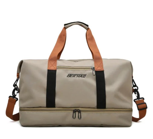 Custom logo Sports Gym Duffel Bag Wet and Dry Separation Swimming Bag Trip Over Night Travel Weekend Bag Large Capacity