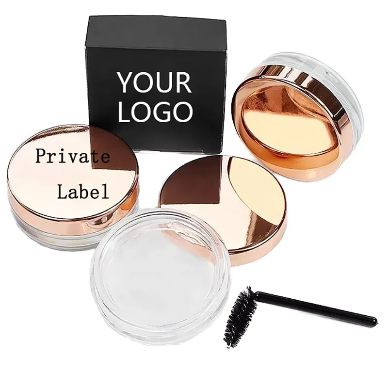 Hot Sell Vegan Brow Wax Private Label Brow Freeze Styling Wax New Formula No Need Spray Eyebrow Wax
