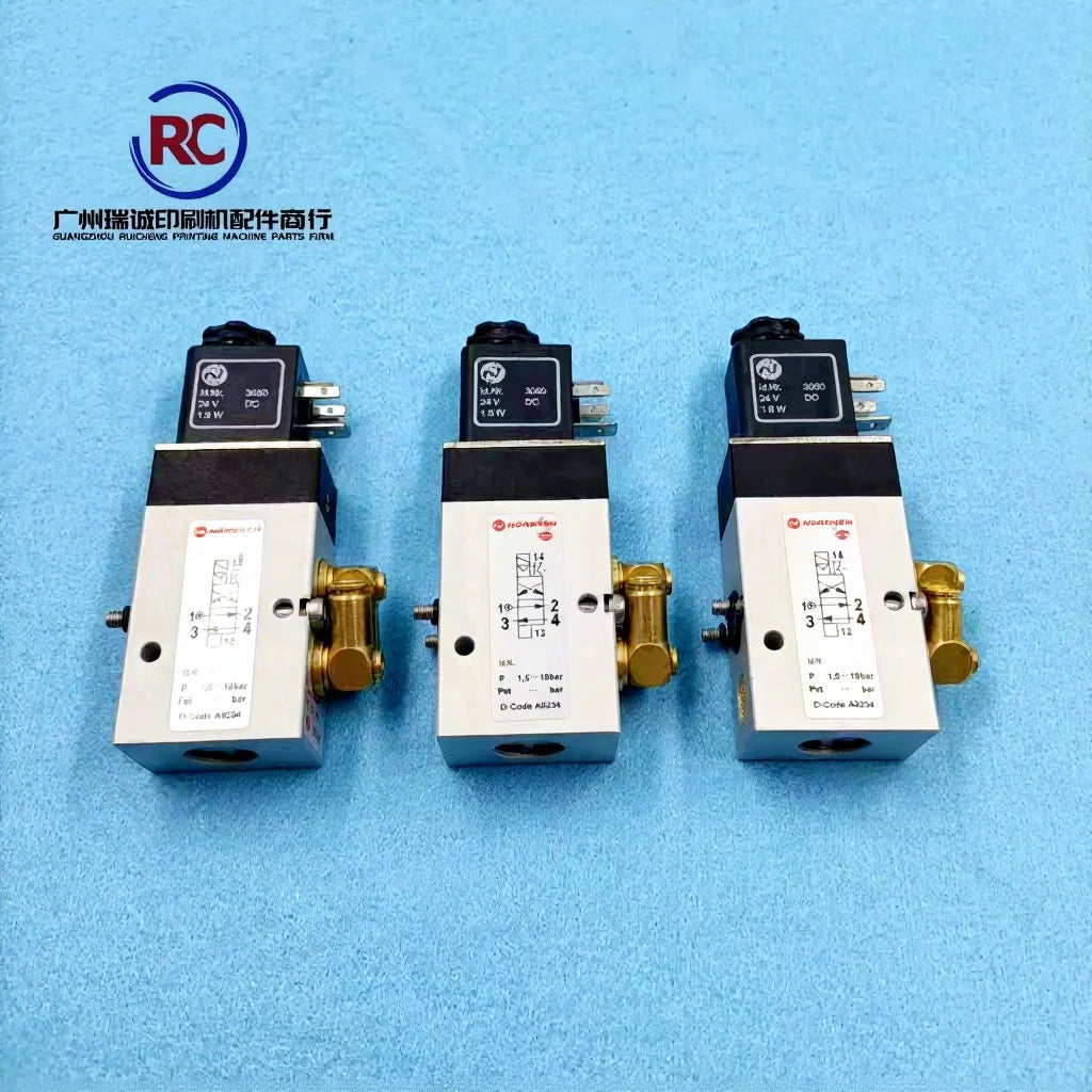 1 Piece Good Quality 61.184.1311/02 98.184.1051 61.184.1051 S9.184.1051 Solenoid Valve for Heidelberg Printing Machine