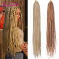 Wholesale for Crochet Braiding Synthetic Hair Extension 22inch Length Machine Double Weft Sharopul Official Store High
