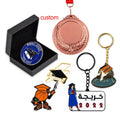 2025 Oem Badge School Graduation Souvenir Lapel Pins School Zinc Alloy Graduation Pin and Metal Keychain Gift Set