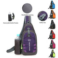 Latest Design Polyester With Water Bottle Custom Logo Outdoor Casual Travel Unisex Summer Sling Bag