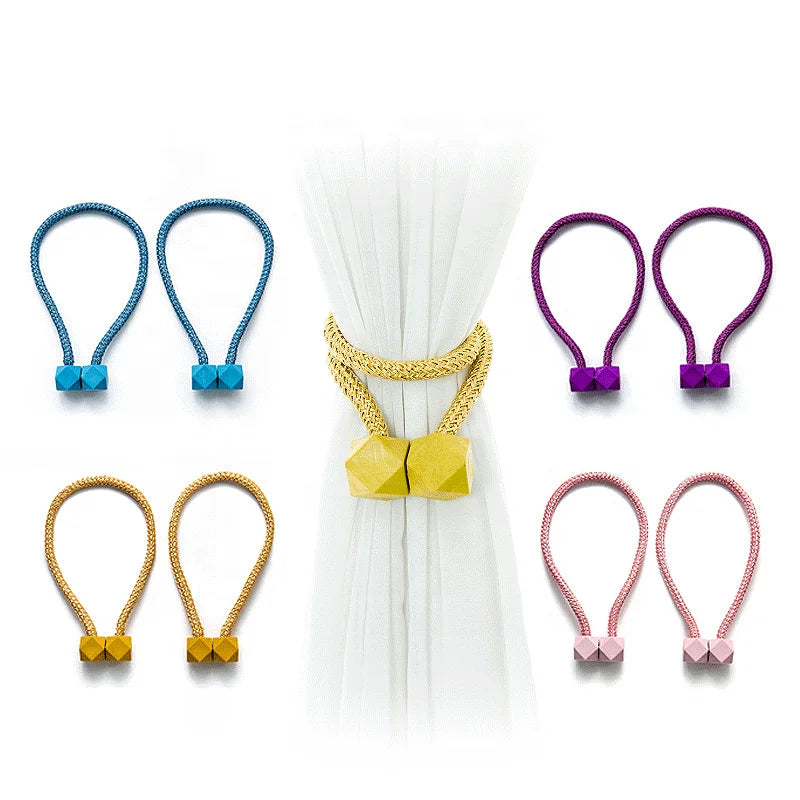 Factory Supply Wholesale Colorful Curtains Accessories Creative Magnets Curtain Holders Holdbacks Tieback