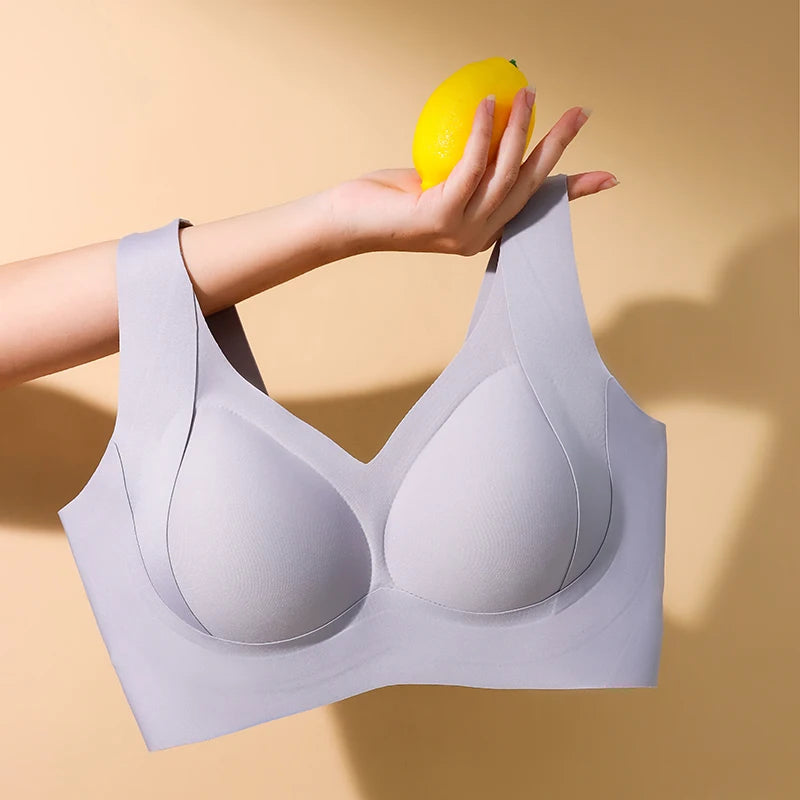 Push up Wire Free Padded Bralette Plus Size Women Seamless Girl Sport Bras for Women Fitness