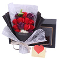 Artificial Soap Flower Rose Bouquet  with Gift Box for Wedding Souvenir Valentine's Day Gift Roses Flower