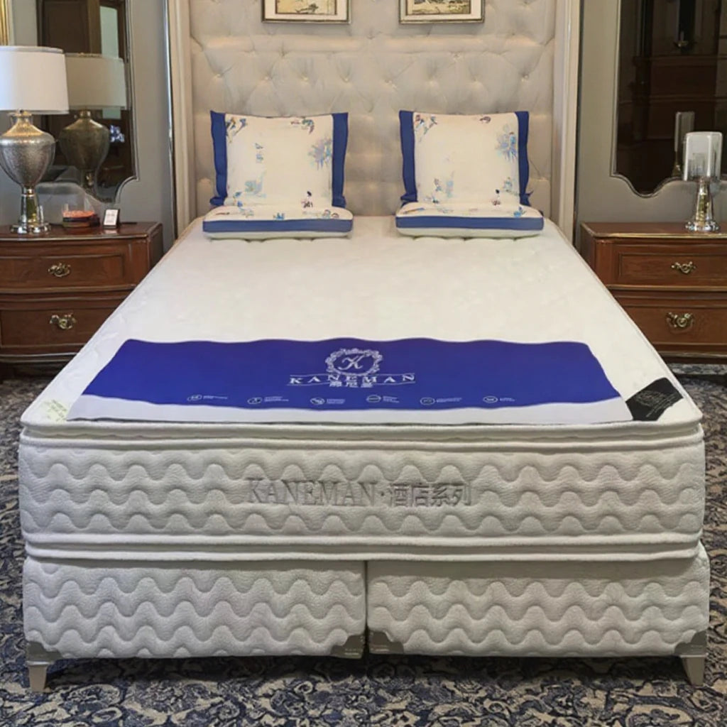 star hotel mattress 12 Inch 13 Inch Double Pillow Top Pocket Spring Mattress Vacuum Roll up in a Box Cheap Price Colchones