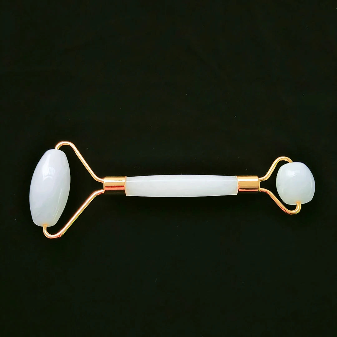 2025 Reliable White Crystal Facial Massage Jade Roller Beauty Body Rodillos De Jade Massager for Wedding Decoration Gifts