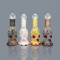 20ml Luxury Acrylic Frost Surface Dropper Bottle for Serum Oil Face & Essential Oils Perfume Bottles with Jewel